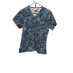 variety pack of three womens scrub tops